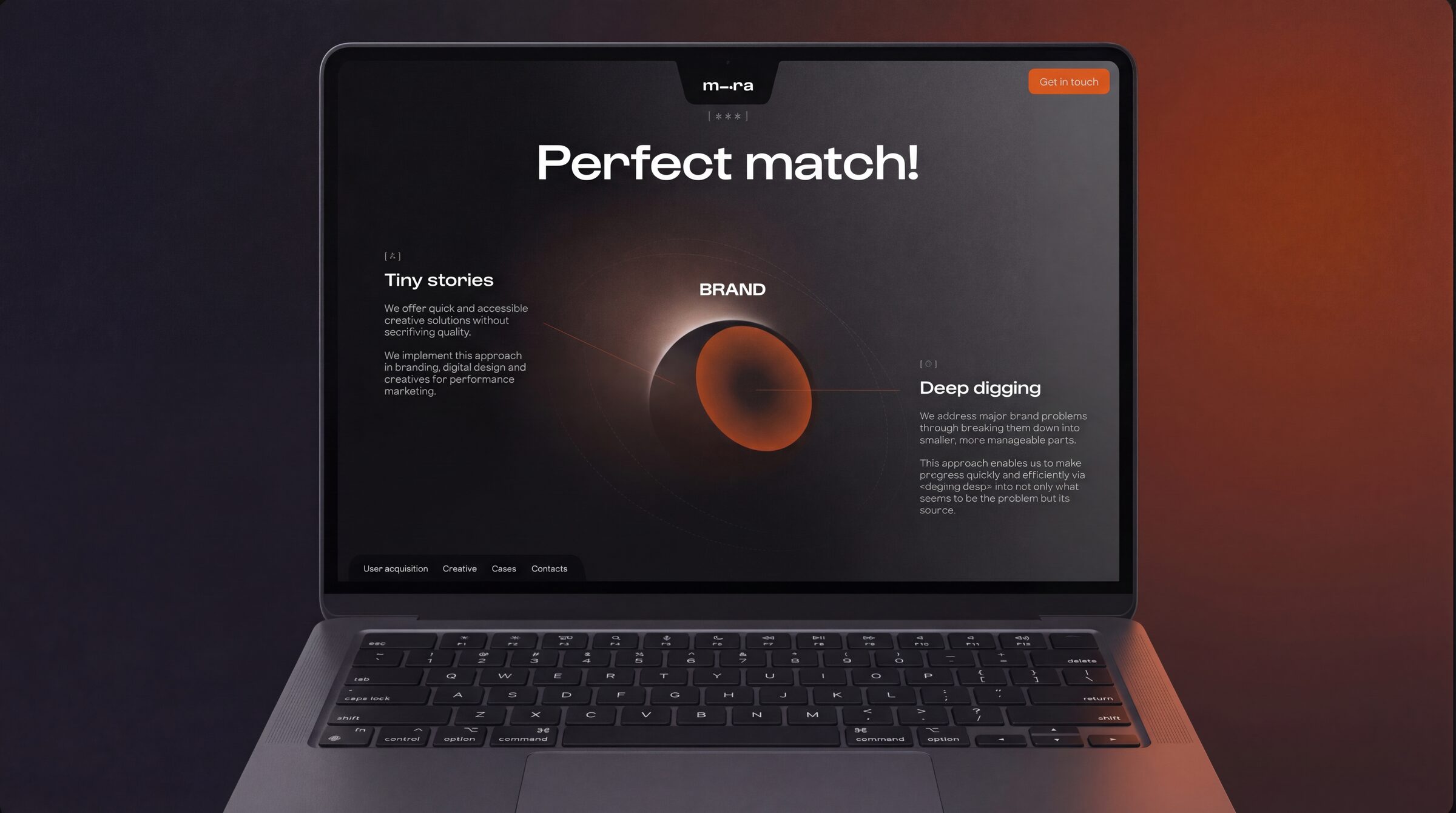 Внутренняя страница — Perfect match!